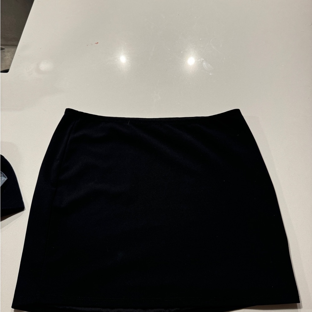Black Mini Skirt for Work